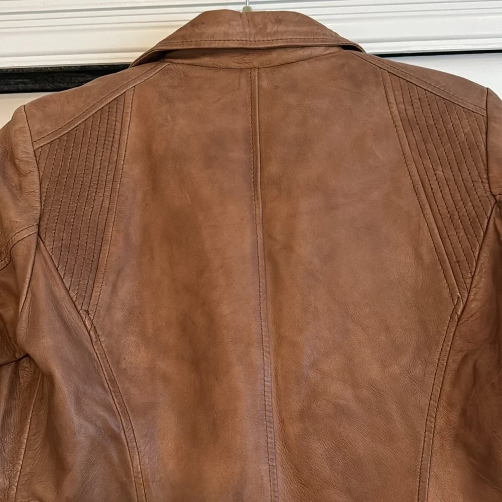 Andrew Marc-Marc New York Leather Jacket NWOT - Picture 8 of 9